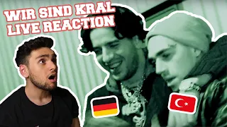 Wir sind Kral - Ezhel & Ufo361🔴 LIVE GERMAN Reaction 🇩🇪👑