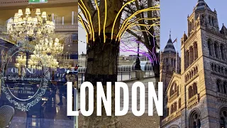 Relaxing London Walking Tour 4K | Kensington, Leicester Square, London Eye, Westminster Compilation