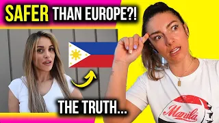 FOREIGNER reacts to is the PHILIPPINES SAFE For FOREIGN WOMEN?