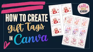 Create Printable Gift Tags With Canva (Valentine's Day graphics)