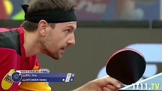 Timo Boll vs Dimitrij Ovtcharov   Final  European Championships 2021