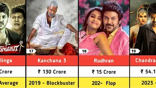 Raghava Lawrance Hits and Flops movies Box Office Collection | Jigarthanda Double X
