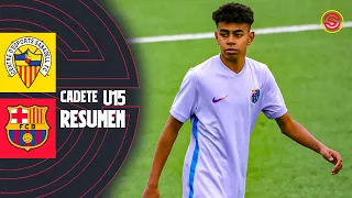 RESUMEN: CE Sabadell vs FC Barcelona Cadete A U16 2022