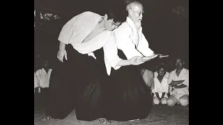 Tai No Henko Principles Of O Sensei Morihei Ueshiba Technique  Demonstrated Morihiro Saito Sensei