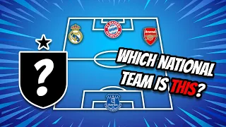 CAN YOU GUESS THE NATIONAL TEAM BASED ON GOALKEEPER'S AND STRIKER'S CLUB? | Football Quiz 2024