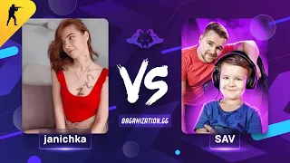 ШОУ МАТЧ Janichka vs SAVok 87 / КОММЕНТИРУЕТ УХО (CS:GO)