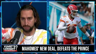 Patrick Mahomes gets new restructured deal, defeats the Prince, a better defense I What's Wright?