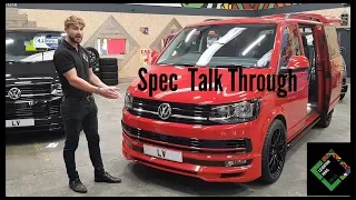 Cherry Red DSG T6 Volkswagen Transporter Spec Explanation! Leighton Vans