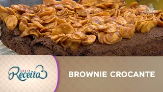 Sabe aquela sobremesa incrivelmente saborosa? É essa: brownie crocante