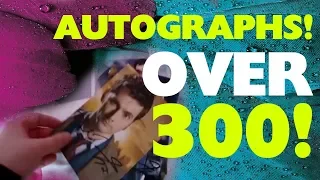 My HUGE Autograph Collection! OVER 300 Celebrity Signatures!