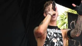 Black Veil Brides Let You Down Live Warped Tour 2013 Tampa Florida