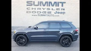 2018 JEEP GRAND CHEROKEE ALTITUDE RHINO WALK AROUND REVIEW SOLD! 8J35A www.SUMMITAUTO.com