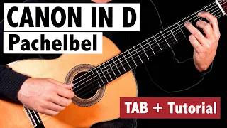 Canon in D - Guitar Tutorial + TAB