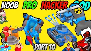 Oggy And Jack Challenge Super Villians in Army Commander Game 😂 Oggy Game Part-10 | Tank Game