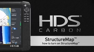 How to Turn on StructureMap on a Lowrance HDS Display
