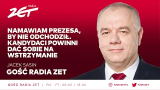 Sasin: namawiam prezesa, by nie odchodził. Kandydaci powinni dać sobie na wstrzymanie