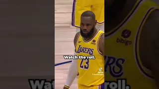Lebron James Coaching the Team on The Court - Los Angeles Lakers Basketball