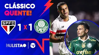 SÃO PAULO E PALMEIRAS FICAM NO EMPATE EM CLÁSSICO COM POLÊMICAS NO VAR! SÃO PAULO 1 X 1 PALMEIRAS