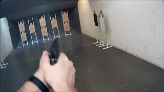 Glock 17 vs 1911 .45 - side by side speed shoot USPSA