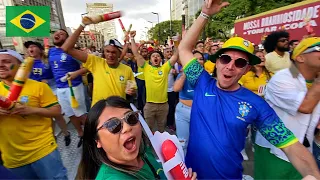 Brazil Fans went CRAZY! 🇧🇷 (FIFA 2022 World Cup)