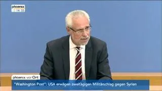 Bundestagswahl 2013: Roderich Egeler zum Thema am 27.08.2013