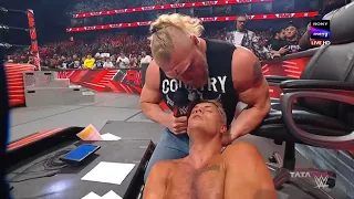 Brock Lesnar brutally assaulted Cody Rhodes : WWE Raw 08/05/23