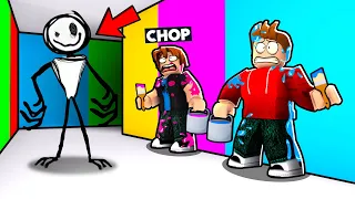 ROBLOX CHOP AND FROSTY UNLOCK SECRET ENDING IN COLOR OR DIE