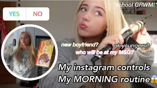 School Morning Routine *BUT FOLLOWERS CONTROL IT!* 😱