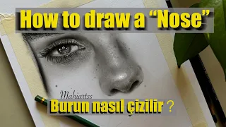 How to Draw a Nose _EASY Drawing