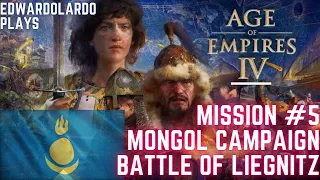 [Age of Empires 4] Mongol Campaign Mission #5 - Liegnitz, No Commentary