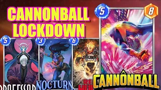 LOW KEY OP?| Cannonball Lockdown| Marvel Snap