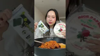 Spicy Noodles Combos part 2 #buldak #samyang #spicyfood #food #mukbang