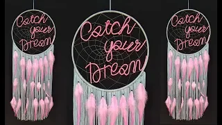 Perfect Dreamcatcher | Room Decoration Ideas | DIY Wall Hanging Handmade Craft | Catch Your Dream