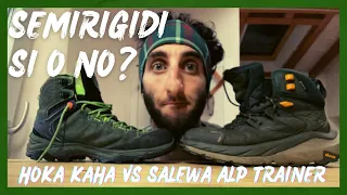 Scarponi semirigidi per me è SI'! | Confronto tra Hoka Kaha e Salewa Alp Trainer 2