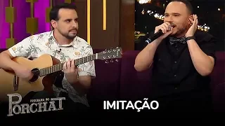 Ed Gama imita cantores e diverte a plateia do Porchat