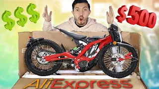 COMPRE LA MOTO (BICICLETA) ELECTRICA MAS BARATA DE AliExpress....