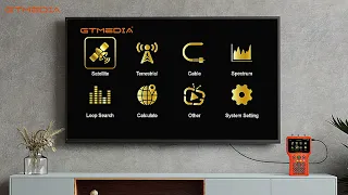 GTMEDIA V8 Finder Pro Satellite Signal Finder DVB-S2X S2 S T2 T C ATSC-C H.265 Support YouTube