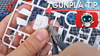 GUNPLA TIP : Cutting out Parts & Nub Removal