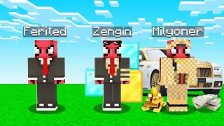 FERİTED KÖYDE MİLYONER OLDU 🤑 - Minecraft