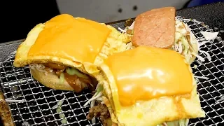 Spam Egg Burger - Korean street food