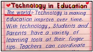 Technology essay in English | Importance of Technology essay on Technology | Science and Technology