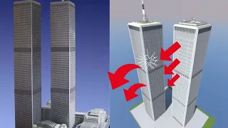 What if the South Tower Collapsed INTO the North Tower?