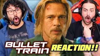 BULLET TRAIN MOVIE REACTION!! First Time Watching! Full Movie Review | Brad Pitt | Bad Bunny