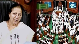 Sumitra Mahajan suspends 25 Congress MPs from Lok Sabha