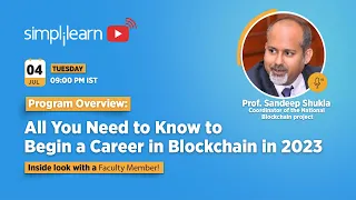 🔥Program Overview: All You Need to Know to Begin a Career in Blockchain in 2023 | Simplilearn