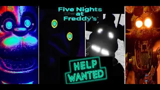 FNAF VR HELP WANTED all hard mode parts and service