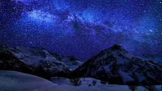 Native Flute and Mountain Winds_ 8 Hours Peaceful Sleep and Relaxation Music ---  TRAVEL WORLD