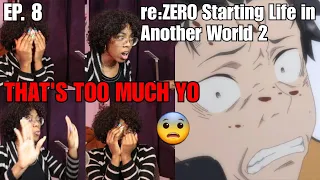 THE BRUTALITY | re:ZERO Starting Life in Another World Season 2 Episode 8 Reaction