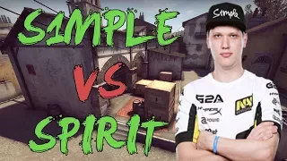 CSGO: POV Na'Vi s1mple vs Spirit (34/12) inferno @ EPICENTER 2017 CIS Qualifier