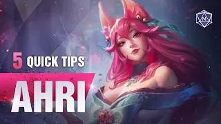 5 Quick Tips & Tricks to Climb Ranked with Ahri | Mobalytics